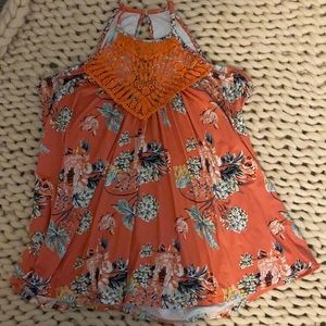 Flowy blouse tank top